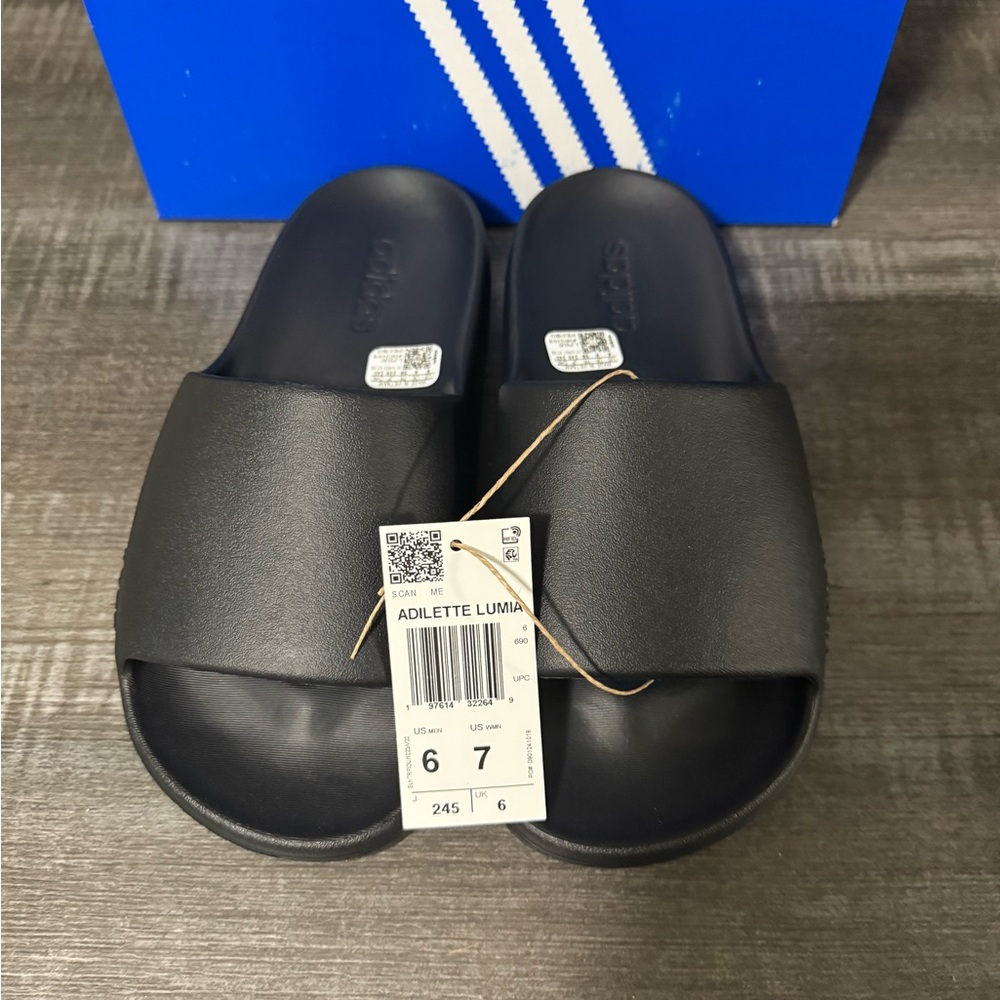 Adidas Black Slides